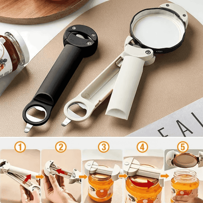 Multifunctional Magnetic Can Opener